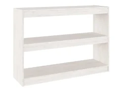 Estante/divisória 100x30x71,5 cm madeira de pinho branco PT104219