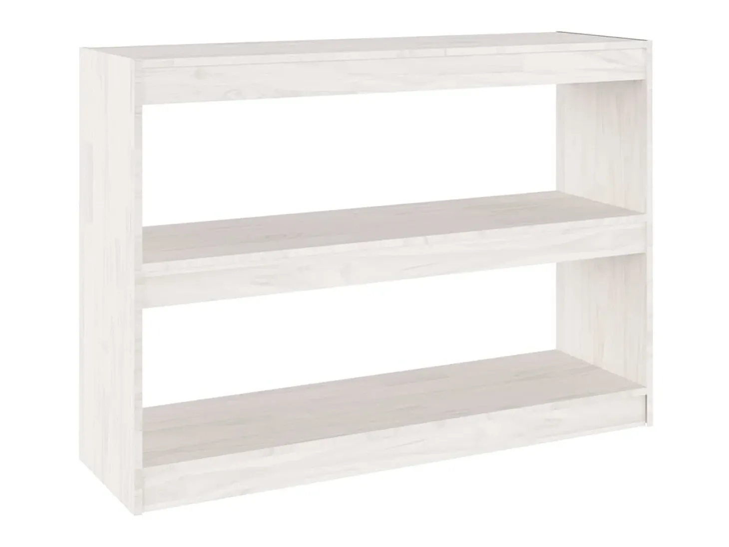 Estante/divisória 100x30x71,5 cm madeira de pinho branco PT104219