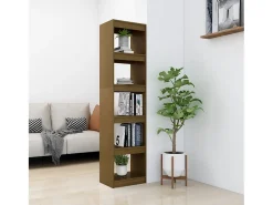 Estante/divisória 40x30x167,5 cm pinho maciço castanho mel PT283347