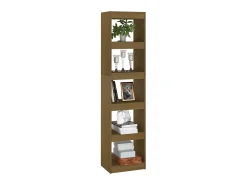 Estante/divisória 40x30x167,5 cm pinho maciço castanho mel PT283347