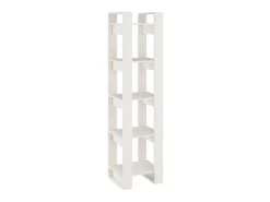 Estante/divisória 41x35x160 cm pinho maciço branco PT274210