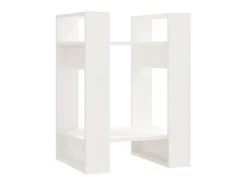 Estante/divisória 41x35x57 cm pinho maciço branco PT145440