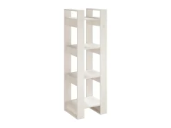 Estante/divisória 41x35x125 cm pinho maciço branco PT428372