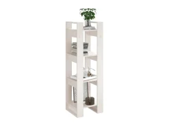 Estante/divisória 41x35x125 cm pinho maciço branco PT428372
