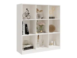 Estante/divisória 104x33,5x110 cm pinho maciço branco PT336104