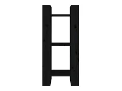 Estante/divisória 41x35x91 cm pinho maciço preto PT805625