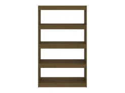Estante/divisória 80x30x135,5 cm pinho maciço castanho mel PT964605