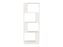 Estante/divisória 51x25x132 cm pinho maciço branco PT949524