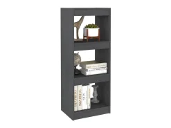 Estante/divisória 40x30x103,5 cm pinho maciço cinzento PT393756