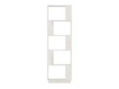 Estante/divisória 51x25x163,5 cm pinho maciço branco PT810119