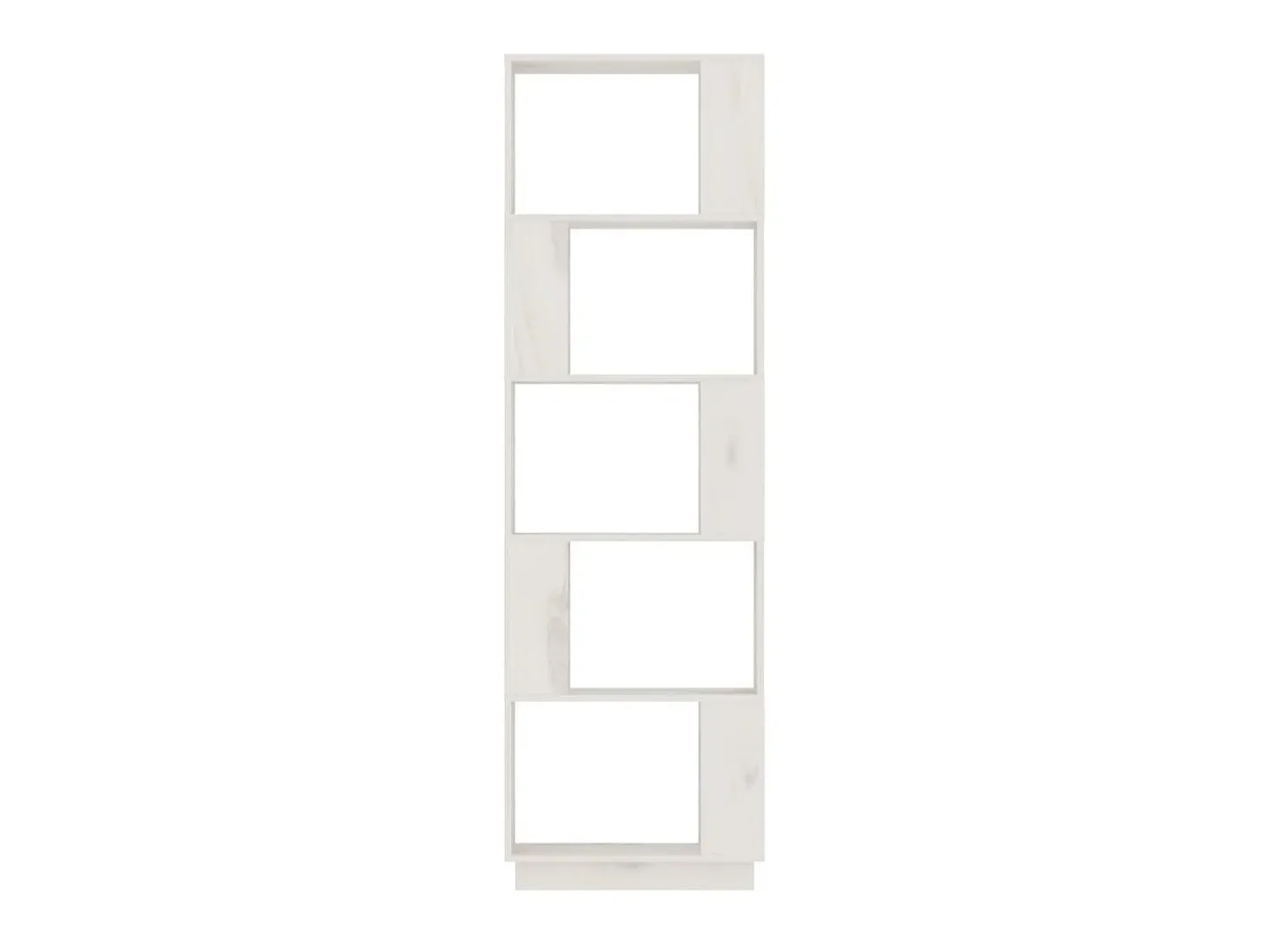 Estante/divisória 51x25x163,5 cm pinho maciço branco PT810119