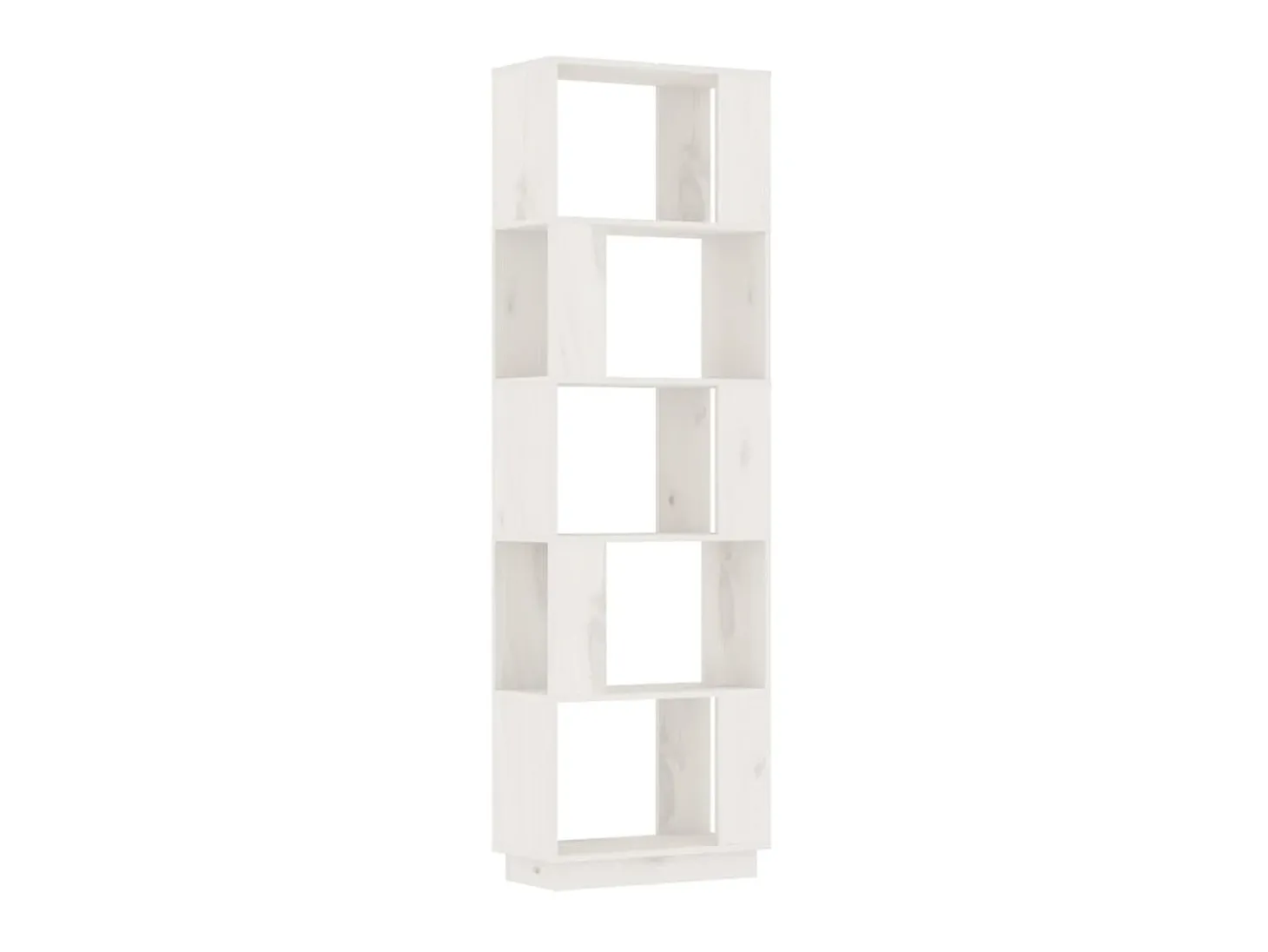 Estante/divisória 51x25x163,5 cm pinho maciço branco PT810119