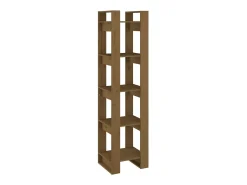 Estante/divisória 41x35x160 cm pinho maciço castanho mel PT290313