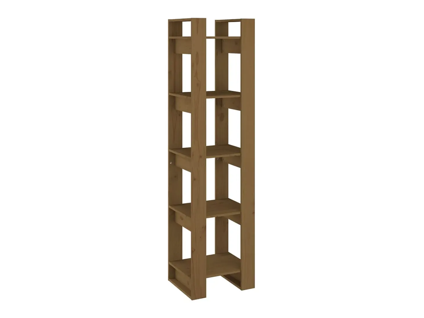 Estante/divisória 41x35x160 cm pinho maciço castanho mel PT290313
