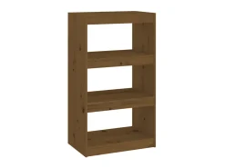 Estante/divisória 60x30x103,5 cm pinho maciço castanho mel PT871499