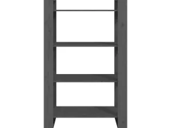Estante/divisória 80x35x125 cm pinho maciço cinzento PT942940