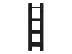 Estante/divisória 41x35x125 cm pinho maciço preto PT609837