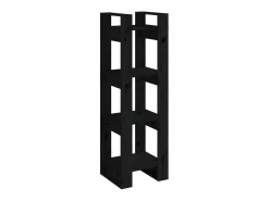 Estante/divisória 41x35x125 cm pinho maciço preto PT609837