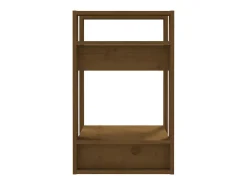 Estante/divisória 41x35x57 cm pinho maciço castanho mel PT712496