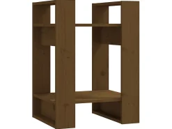 Estante/divisória 41x35x57 cm pinho maciço castanho mel PT712496