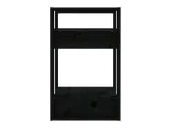 Estante/divisória 41x35x57 cm pinho maciço preto PT501201