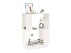 Estante/divisória 51x25x70 cm pinho maciço branco PT194859