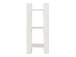 Estante/divisória 41x35x91 cm pinho maciço branco PT210160