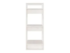 Estante/divisória 41x35x91 cm pinho maciço branco PT210160