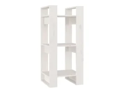 Estante/divisória 41x35x91 cm pinho maciço branco PT210160