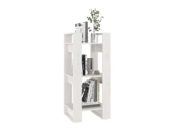 Estante/divisória 41x35x91 cm pinho maciço branco PT210160
