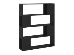 Estante/divisória 100x24x124 cm preto PT536568