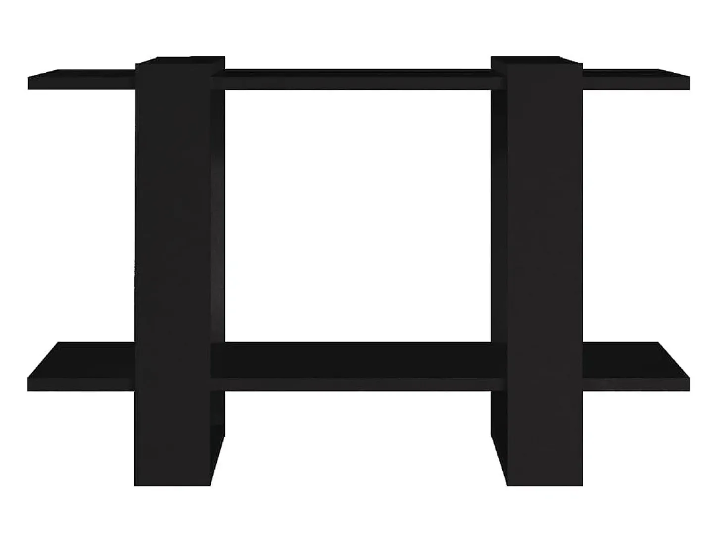 Estante/divisória 80x30x51 cm preto PT686625