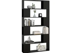 Estante/divisória 100x24x188 cm preto PT968336
