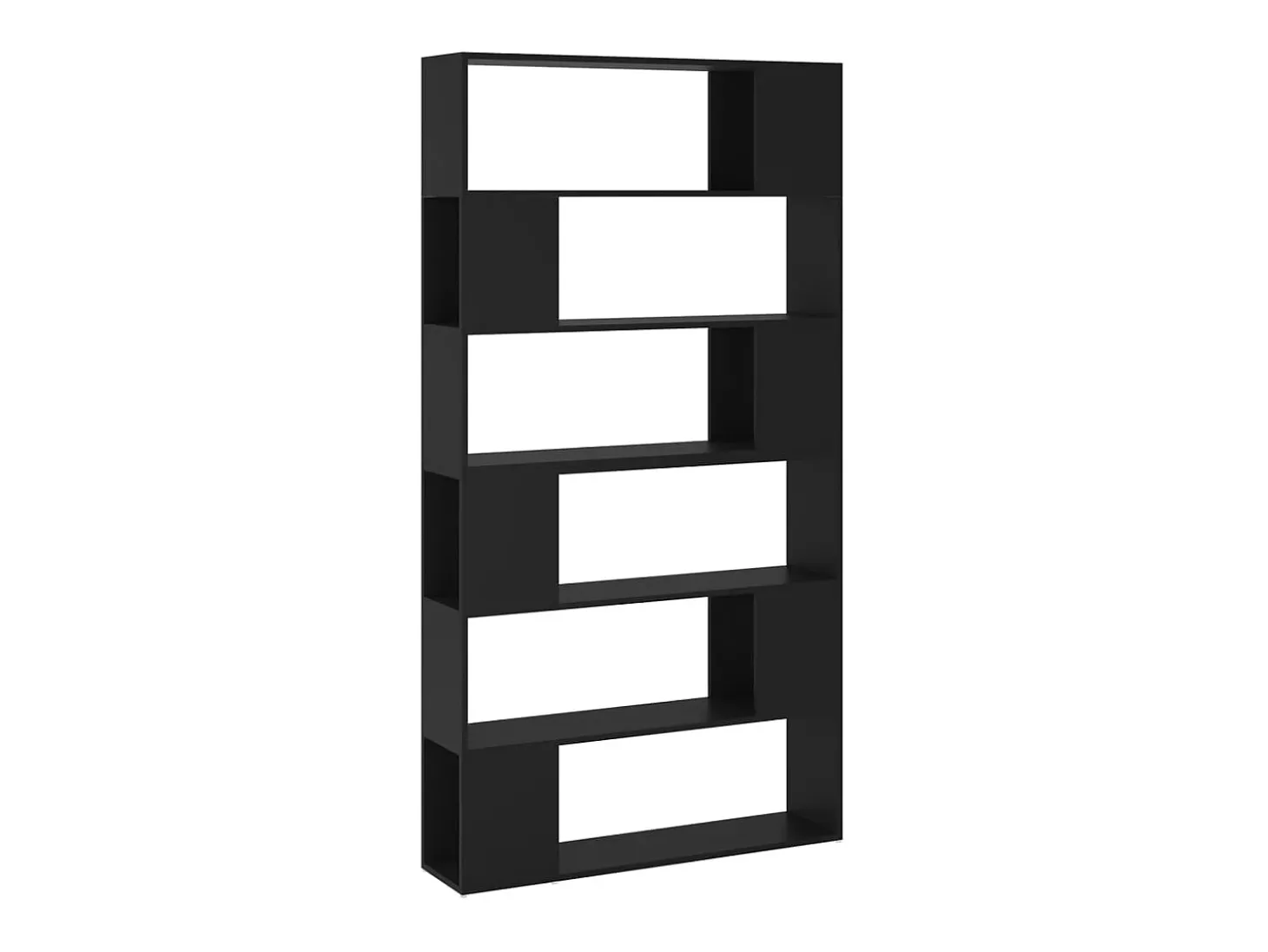 Estante/divisória 100x24x188 cm preto PT968336