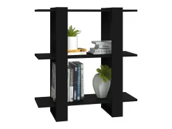 Estante/divisória 80x30x87 cm preto PT392769