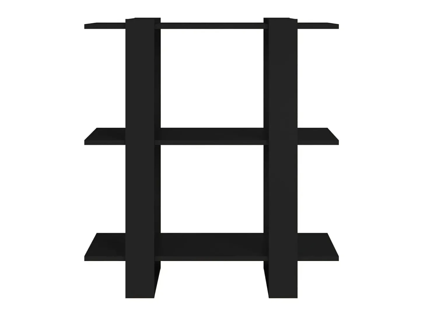 Estante/divisória 80x30x87 cm preto PT392769