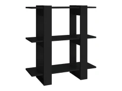 Estante/divisória 80x30x87 cm preto PT392769