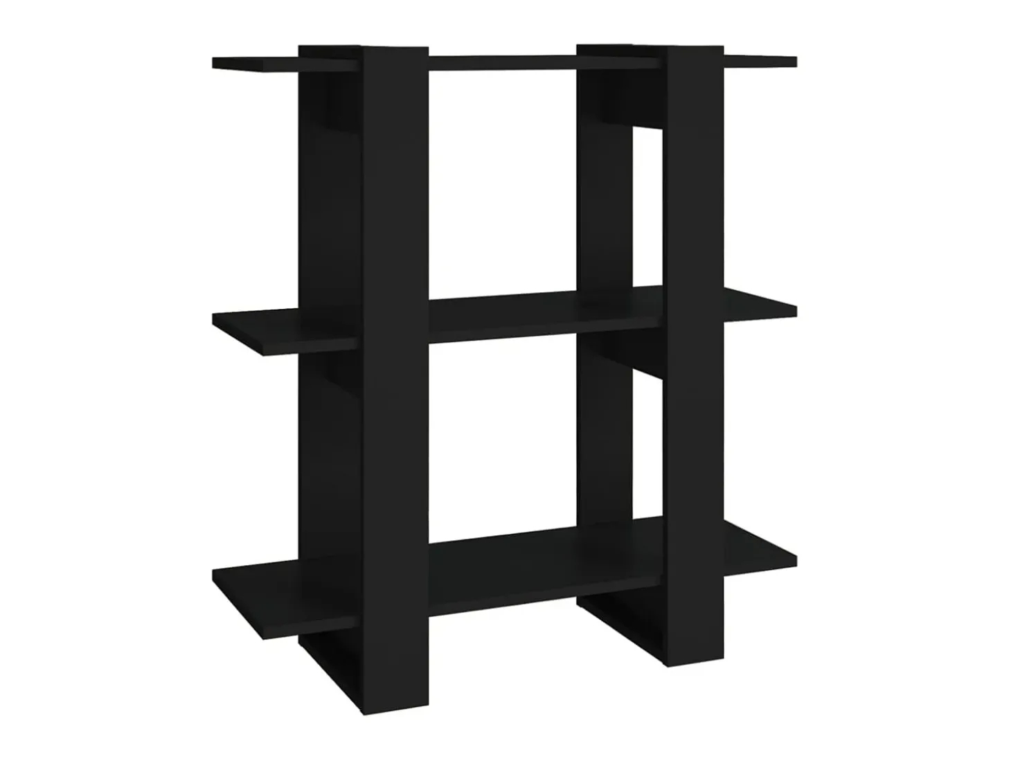 Estante/divisória 80x30x87 cm preto PT392769