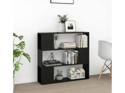 Estante/divisória 100x24x94 cm preto PT284082