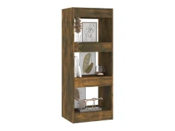 Estante/divisória 40x30x103cm contraplacado cor carvalho fumado PT984561