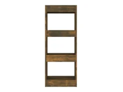 Estante/divisória 40x30x103cm contraplacado cor carvalho fumado PT984561