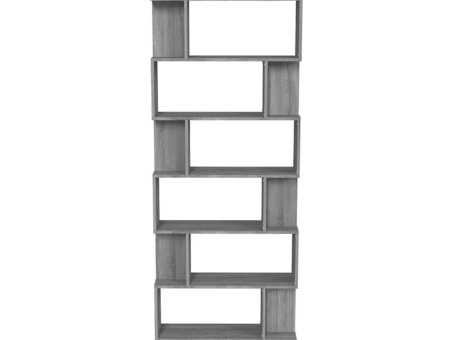 Estante/divisória 80x24x192cm derivados madeira cinzento sonoma PT572936