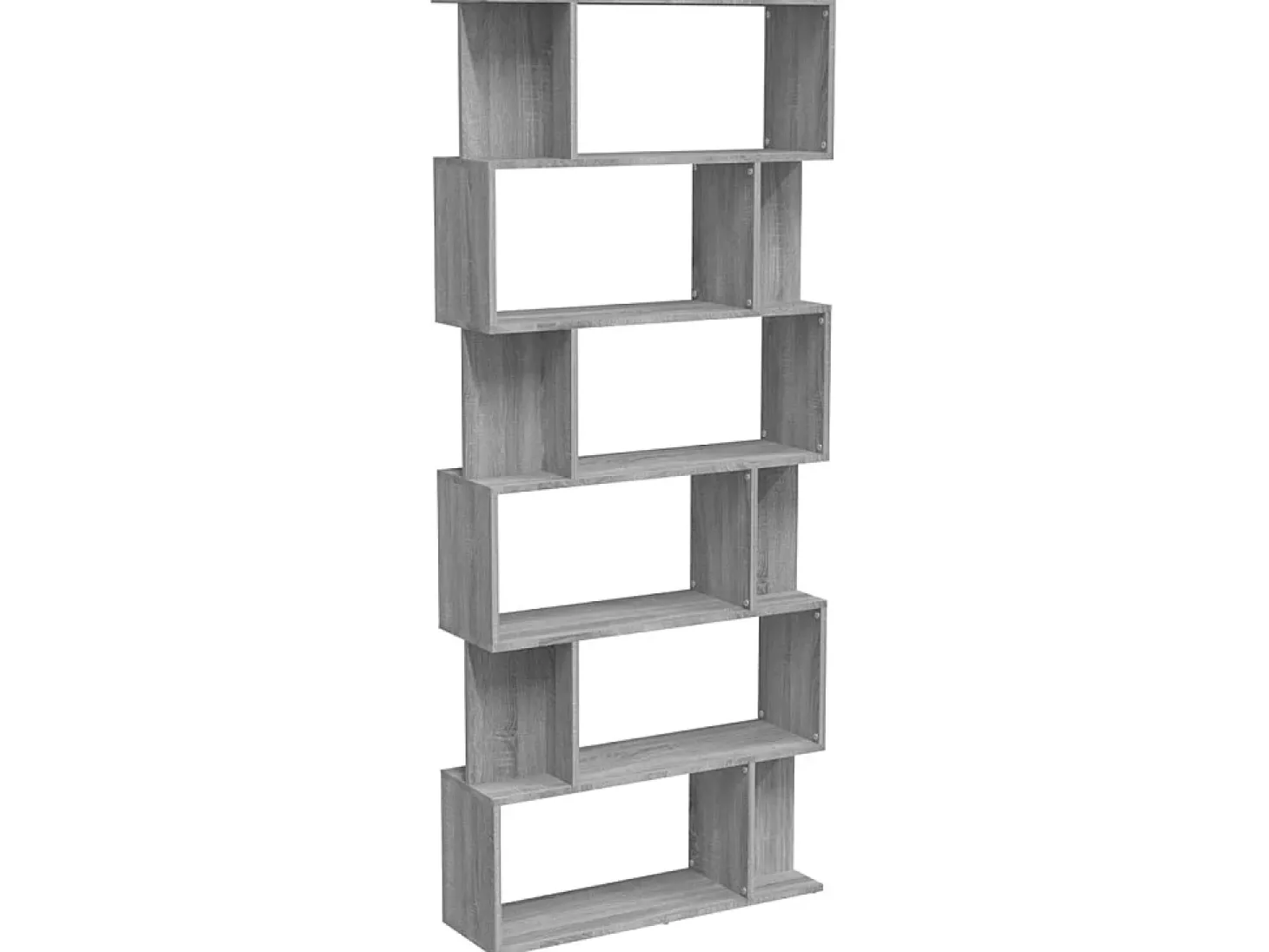 Estante/divisória 80x24x192cm derivados madeira cinzento sonoma PT572936