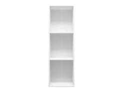 Estante/móvel de TV 36x30x114 cm contraplacado branco PT430235