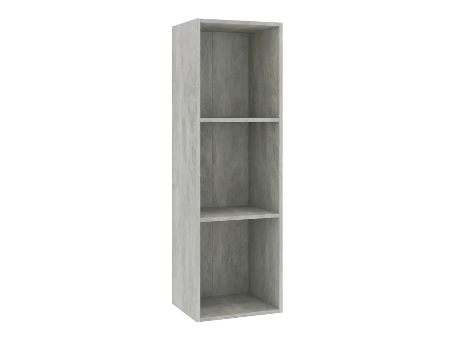 Estante/móvel de TV 36x30x114 cm contraplacado cinzento cimento PT721032