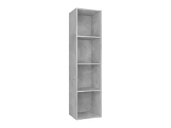 Estante/móvel de TV 36x30x143 cm contraplacado cinzento cimento PT910469