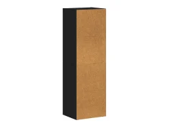 Estante/móvel de TV 36x30x114 cm contraplacado preto
