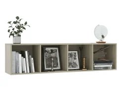 Estante/móvel de TV 143x30x36 cm contraplacado carvalho sonoma PT654435