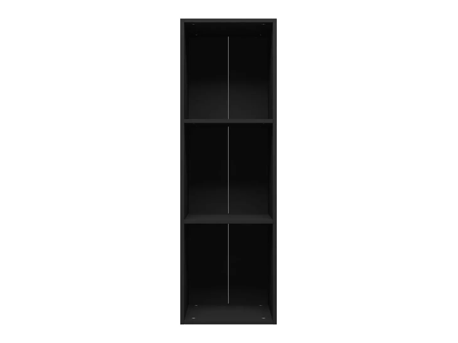 Estante/móvel de TV 36x30x114 cm contraplacado preto PT752850