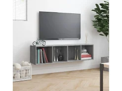 Estante/Móvel de TV 143x30x36 cm madeira proc. sonoma cinza PT324055